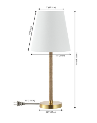 Andi Table Lamp — Brass — Table Lamps