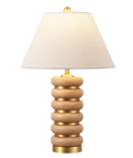 Selene Resin / Metal Table Lamp — Light Brown — Table Lamps