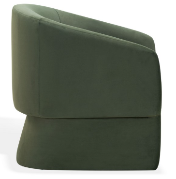 Susie Barrel Back Accent Chair — Olive Green — Accent Chairs