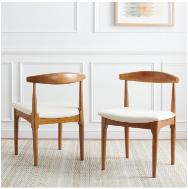 Lionel Retro Dining Chair — Walnut Body (Set of 2) — Dining Chairs