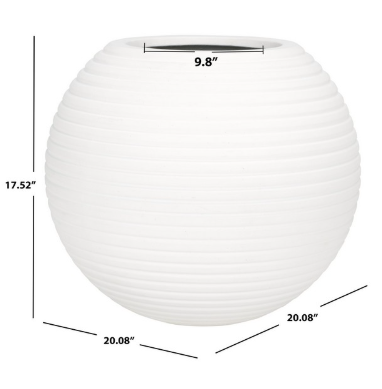 Mora Planter Pot — White — Planters