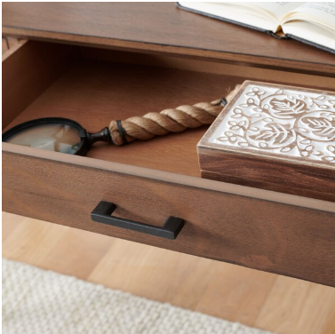 O'dwyer 2 Drawer Desk — Brown — Desks