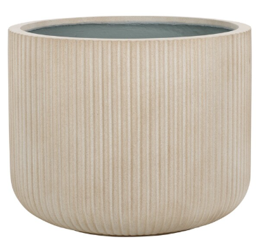 Lucca Large Planter Pot — Beige — Planters