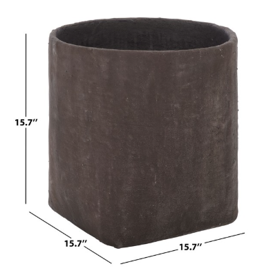 Cana Square Planter Pot — Brown — Planters