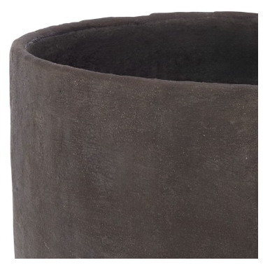 Cana Large Pedestal Planter — Brown — Planters