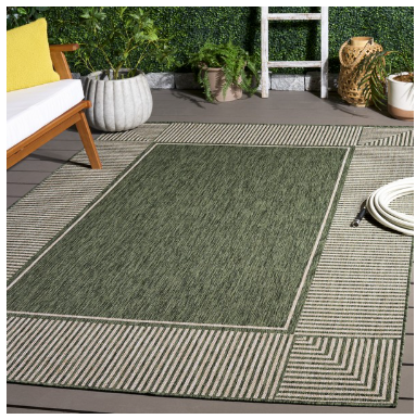 Beach House Rug — Green — Rugs