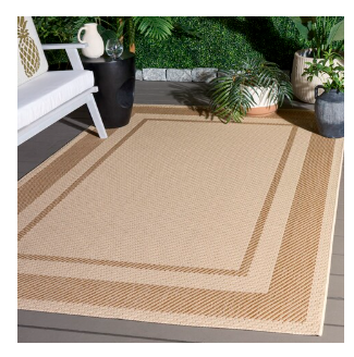 Courtyard Rug — Beige — Rugs