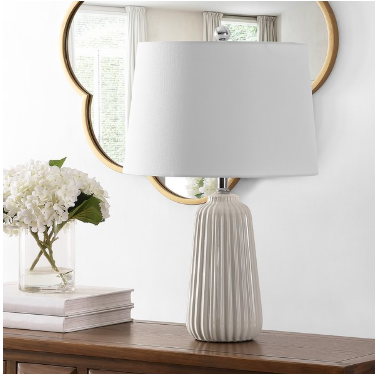 Sawyer Table Lamp — Ivory — Table Lamps