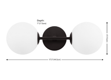 Hymn Wall Sconce — Black — Wall Sconces