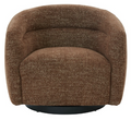 Kellybryn Swivel Chair — Dark Brown — Accent Chairs
