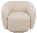 Florentina Swivel Chair — Taupe — Accent Chairs