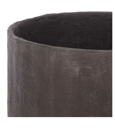 Cana Pedestal Planter Pot — Brown — Planters