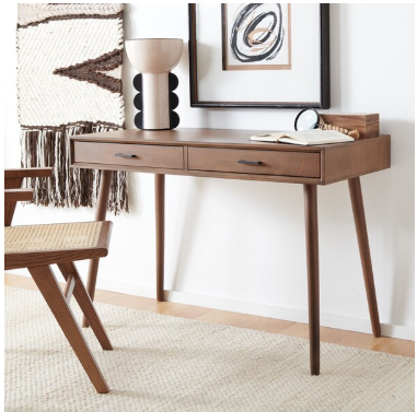O'dwyer 2 Drawer Desk — Brown — Desks