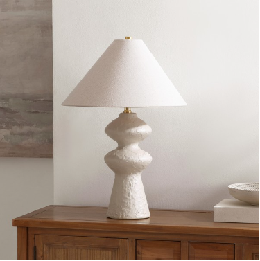 Keira 24.5 Inch Table Lamp — White — Table Lamps
