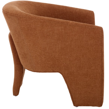 Lahela Accent Chair — Terracotta — Accent Chairs
