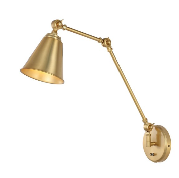 Kensley Wall Sconce — Brass Gold — Wall Sconces
