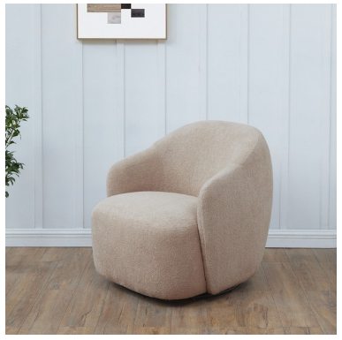 Peltra Accent Chair — Oatmeal — Accent Chairs