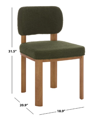 Hyden Dining Chair — Dark Green — Dining Chairs