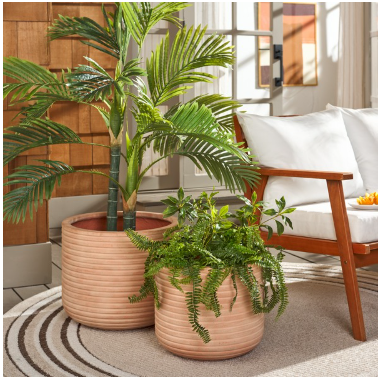 Nardo Planter Pot Set2 — Terracotta (Set of 2) — Planters