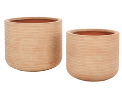 Nardo Planter Pot Set2 — Terracotta (Set of 2) — Planters