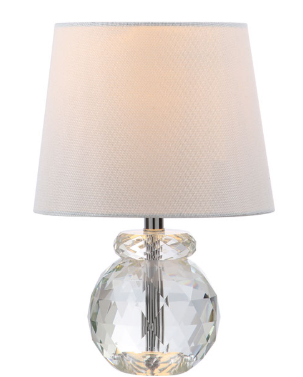 Eunice 13-Inch H Table Lamp — Clear — Table Lamps