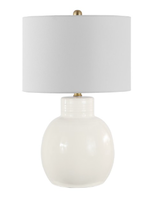 Syra Table Lamp — Ivory — Table Lamps