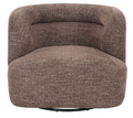 Joangela Swivel Chair — Dark Brown — Accent Chairs