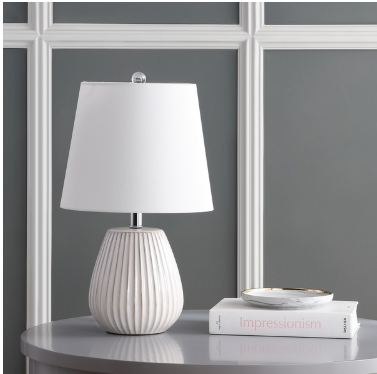 Kole Table Lamp — White (Set of 2) — Table Lamps