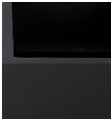Marcy Low Wide Planter — Black — Planters