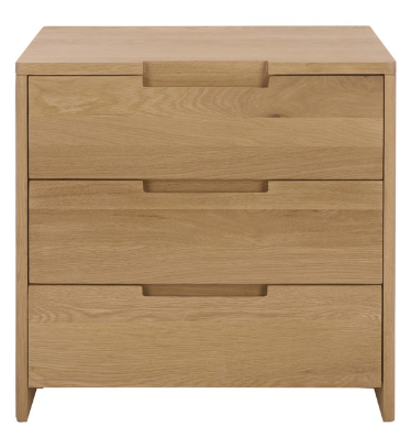 Riverside Oak Wood Nightstand — Natural Oak — Nightstands
