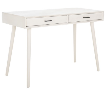 O'dwyer 2 Drawer Desk — Distressed White — Desks