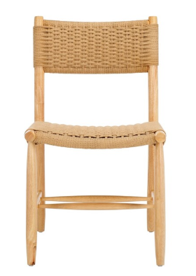 Hylos Rope Dining Chair — Natural (Set of 2) — Dining Chairs