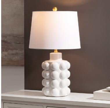 Konny Table Lamp — White Shade — Table Lamps