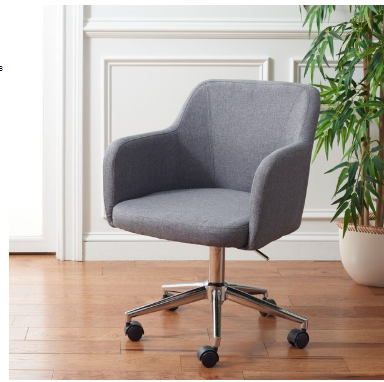 Kains Swivel Office Chair — Grey — Office Chairs