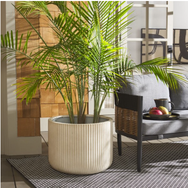 Lucca Large Planter Pot — Beige — Planters