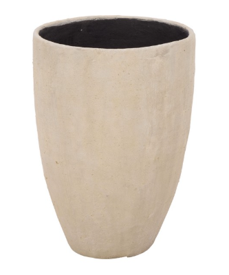 Cana Pedestal Planter Pot — Beige — Planters