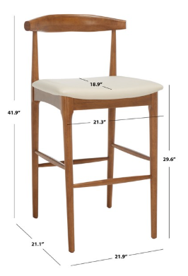 Lionel Retro Barstool — Walnut — Barstools