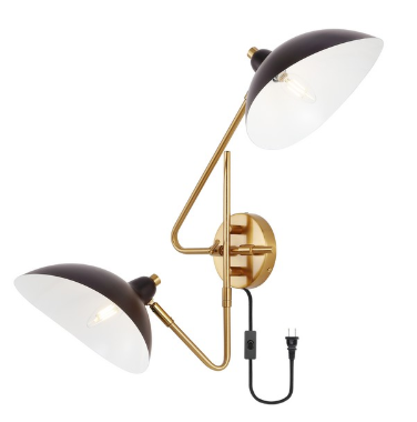 Aspera Wall Sconce — Brass (Set of 2) — Wall Sconces