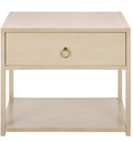 Large Sadie 1 Drawer 1 Shelf Nightstand — Antique White — Nightstands