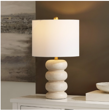 Coco Table Lamp — Cream — Table Lamps