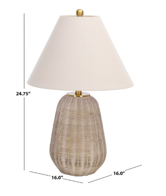 Isaura Table Lamp — Light Grey — Table Lamps