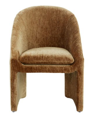 Kagan Chenille Dining Chair — Amber — Dining Chairs