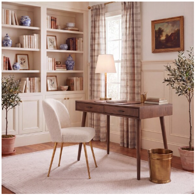 O'dwyer 2 Drawer Desk — Brown — Desks