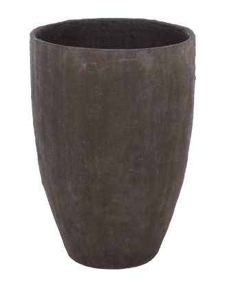 Cana Pedestal Planter Pot — Brown — Planters