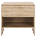 Arsenio 1 Drawer Nightstand — Light Cream — Nightstands
