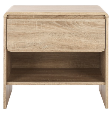 Arsenio 1 Drawer Nightstand — Light Cream — Nightstands