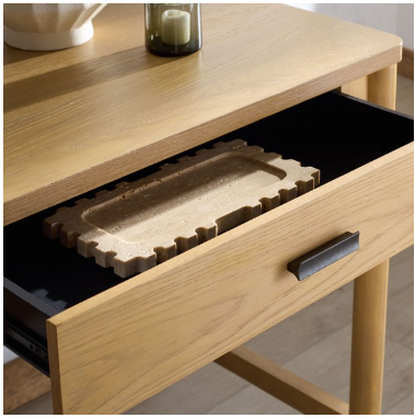 Jaylessa 2 Drawer Desk — Natural — Desks
