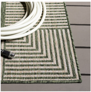 Beach House Rug — Green — Rugs