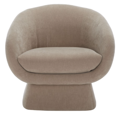 Kiana Modern Accent Chair — Light Brown — Accent Chairs