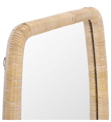 Lani 21.26" Wall Mirror — Natural — Mirrors